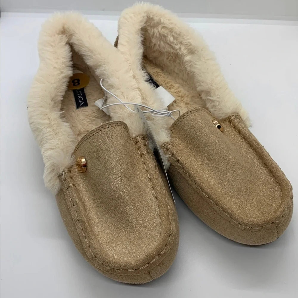 Nautica fur loafer size 8 - Picture 1 of 8